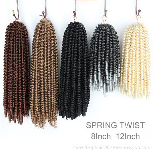 Juliana 8 Inch Price Afro Extension Curl 350 Colorful 12 Inches Braids Crochet Spring Twist Hair